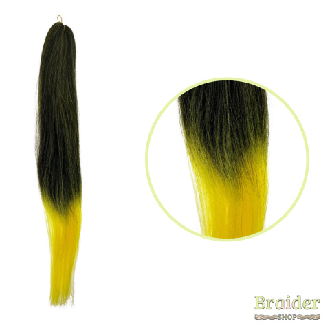 Czarno żółty - Kanekalon (#OMB Yellow ) Czarno żółty - Kanekalon (#OMB Yellow )